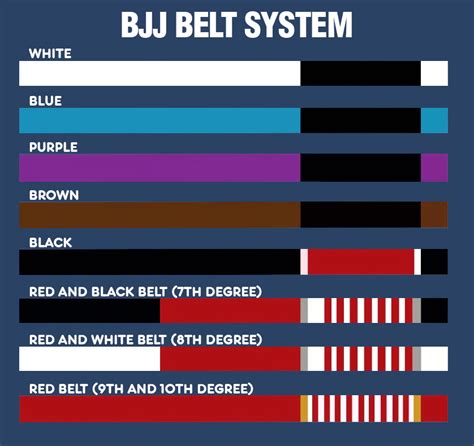 NORTH AMERICAN BRAZILIAN JIU-JITSU FEDERATION BELT SYSTEM