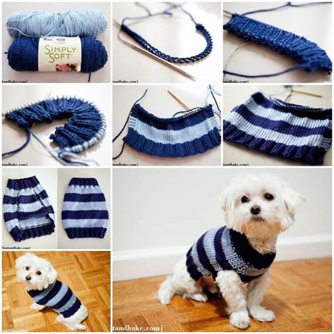 easy crochet dog sweater tutorial | Dog sweater pattern, Knitted dog ...