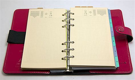 FILOFAX STYLE PLANNER INSERT - 6 RING - HOBONICHI STYLE – Yellow Paper ...