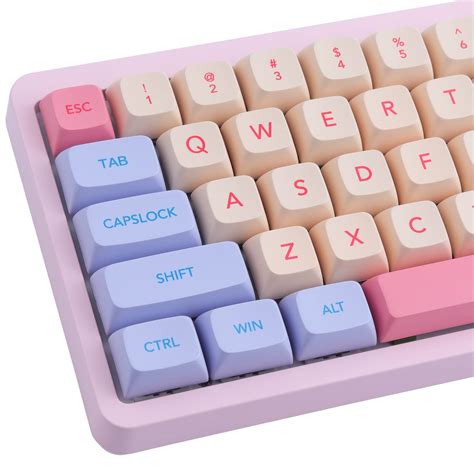 Buy Hyekit PBT Keycaps 132 Keys Marshmallow Keycaps Dye-Sublimation ...