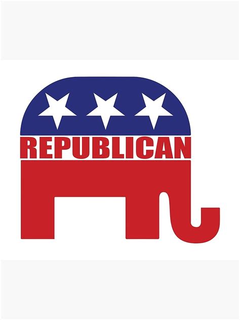 "Republican Elephant Logo" Art Print for Sale by Republican | Redbubble