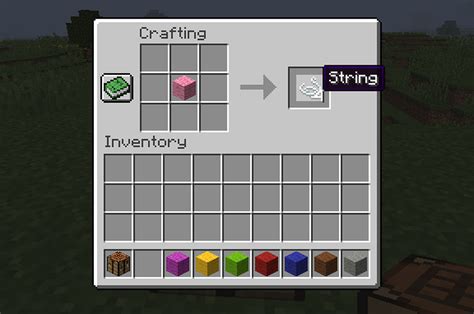 Minecraft Wool To String 1.16 - 1.17.1 Minecraft Data Pack