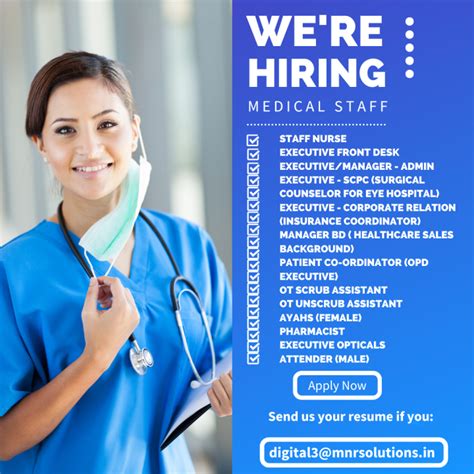 Hiring for a new Hospital Jobs Apply Now