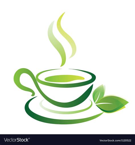 Tea cup Royalty Free Vector Image - VectorStock