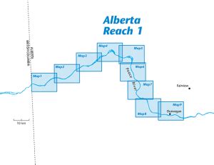 Peace River Alberta Reach 1 Maps | The Regulation of Peace River