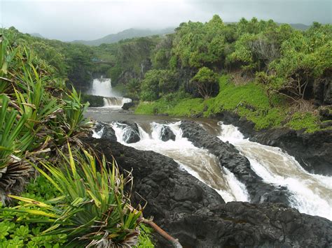 Seven Sacred Falls, Maui, Hawaii One of my favorite places...swam in ...