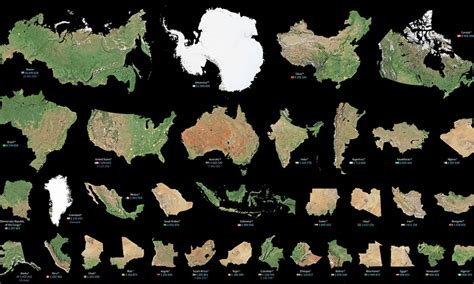 True Size Map Of The World - Wilow Kaitlynn