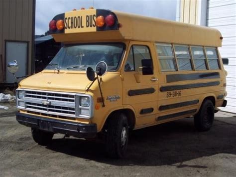 Chevy Mid Van Superior | School bus, Old school bus, Retro bus