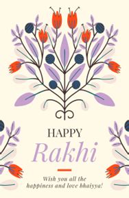 Design Raksha Bandhan Posters for Free | Adobe Express India