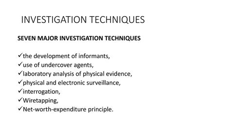 Unveiling Crime: Effective Criminal Investigation Techniques