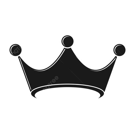 Black Crown Icon Vector, Black, Crown, Icon PNG and Vector with ...