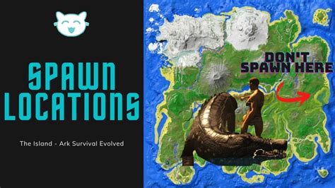 SPAWN LOCATIONS : THE ISLAND : Ark Survival Evolved - YouTube