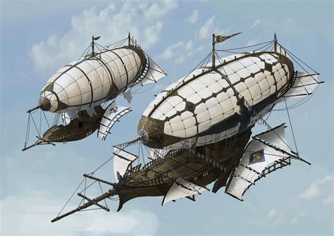 Medieval Fantasy Airship