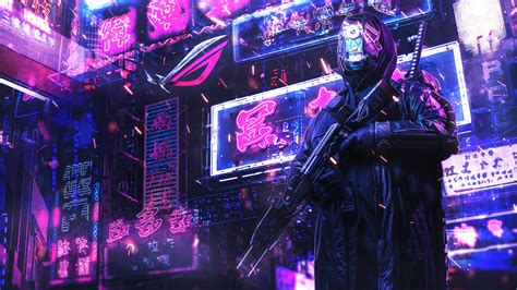 Wallpaper: ASUS Cyberpunk 4K | Gaming wallpapers hd, Desktop wallpaper ...