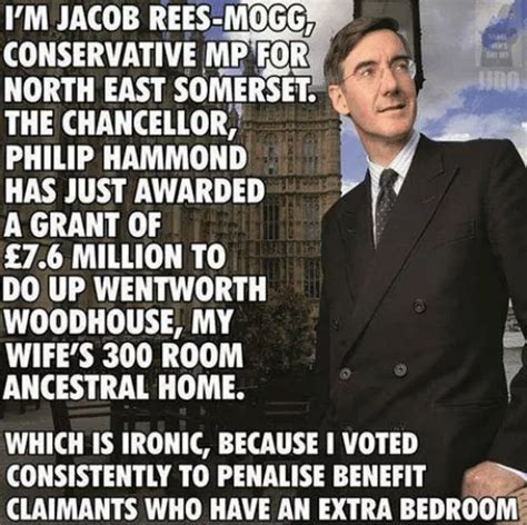 Jacob Rees-Mogg meme claiming MP profits from £7.6m Wentworth Woodhouse ...