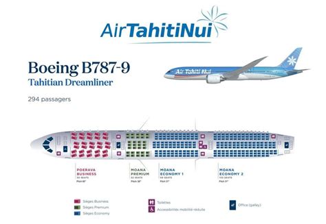 Air Tahiti Nui 787 Seat Map