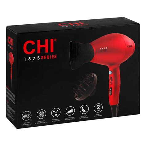 Chi Red 1875 Series Hair Dryer - Shop Hair Dryers at H-E-B