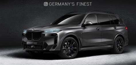 BMW X7 Facelift (LCI) rendering shows a unique design