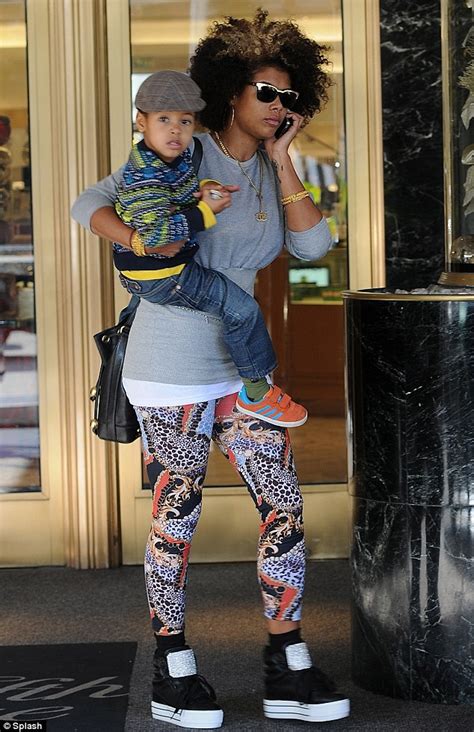 Kelis shows her sense of style is in the genes as son Knight sports ...