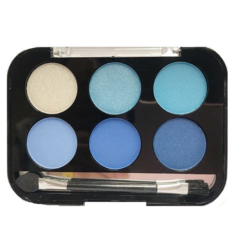 Laval 6 Colours Eyeshadow Palette – Blue | Glowii