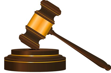 Gavel Clipart PNG Image