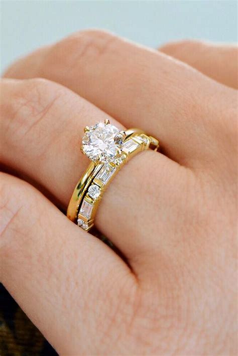 Yellow Gold Simple Wedding Ring Sets - Wedding Rings Sets Ideas