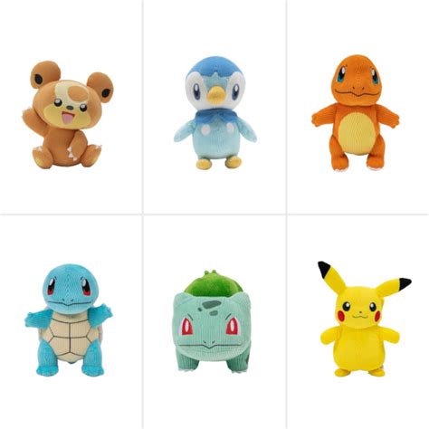 Pokemon Select 20cm Corduroy Plush - Assorted* | BIG W