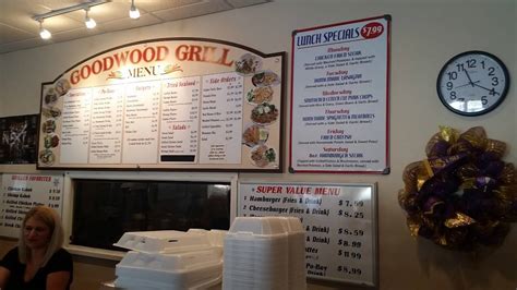 Menu at Goodwood Grill restaurant, Baton Rouge