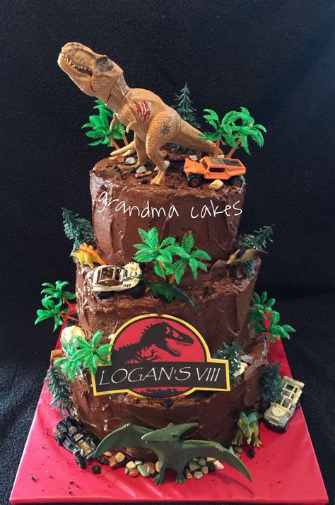 Jurassic World / Park cake | Cakes | Pinterest | Cake, Park and Birthdays