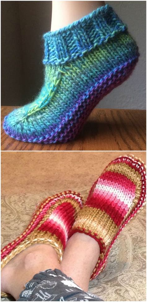 Ladies knitted slipper boots free patterns that you love | The WHOot ...