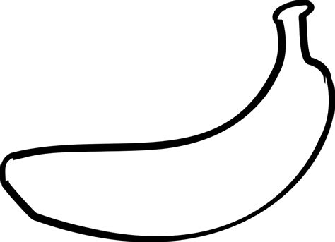 Download Banana, Fruit, Outline. Royalty-Free Vector Graphic - Pixabay