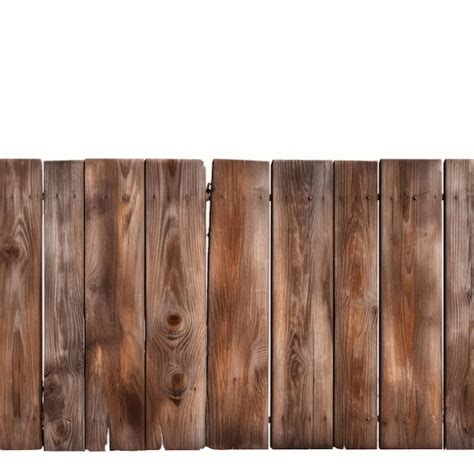 Premium AI Image | wooden garden fence