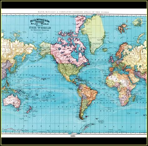 Laminated World Map Poster Map : Resume Examples