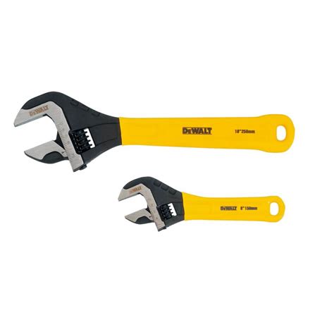 DEWALT Adjustable Wrench Set (2-Pack) DWHT75497 - The Home Depot