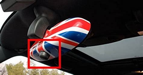 Black White Rear View Mirror Cover For MINI Cooper R55 R56 R57 etc