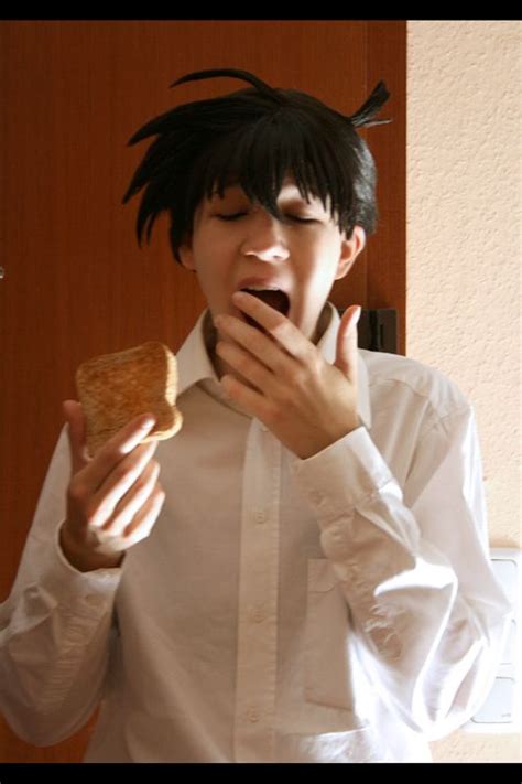 Great cosplay moment with Shinichi Kudo, when Ran was so excited to see ...