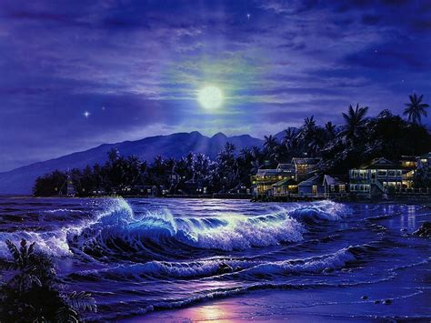 Moonlight Night Wallpapers - Wallpaper Cave