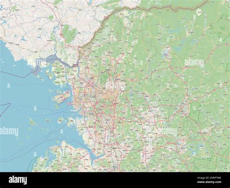 Gyeonggi-do, province of South Korea. Open Street Map Stock Photo - Alamy