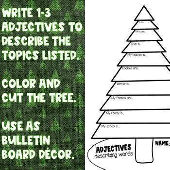 Christmas Adjectives by Coyle's Collaborative Classroom | TpT