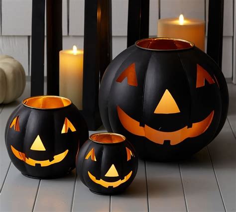 Metal Jack O' Lantern Candle Holders | Best Halloween Candle Holders ...