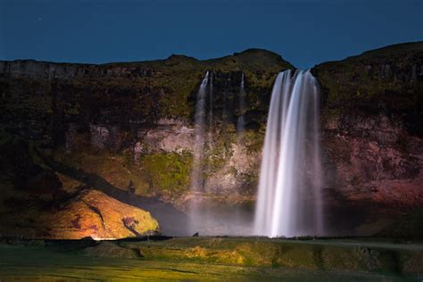 Seljalandsfoss by night | Seljalandsfoss Iceland | Flickr