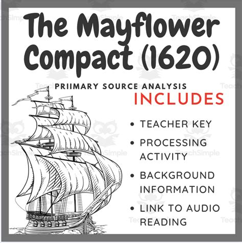 The Mayflower Compact: Primary Source Reading, Introduction, and ...