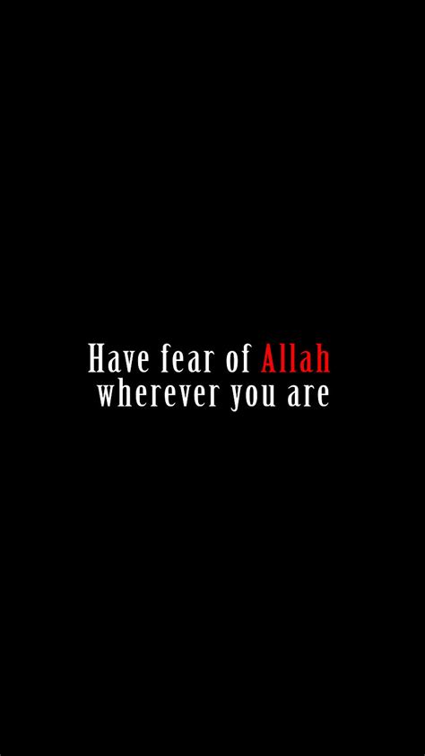 Fear Him, allah, islamic sayings, HD phone wallpaper | Peakpx