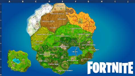 Fortnite Map Season 7 Snowfall