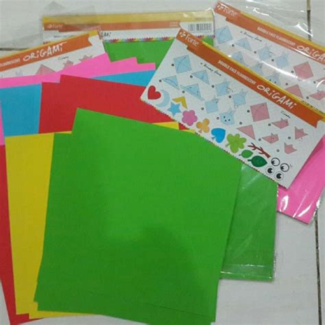 Jual KERTAS LIPAT BESAR ORIGAMI 20X20 CM CAMPUR WARNA ASTURO - Jakarta ...