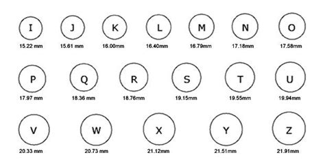 Ladies Ring Size Chart Printable australia - Bing Images | Good to know ...