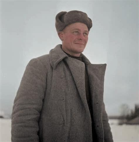 Kristjan Palusalu after surrendering to the Finns (1941) : r/Colorization