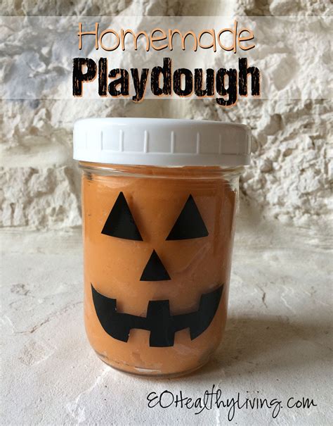 Essential Healthy Living: Homemade Scented Halloween Playdough