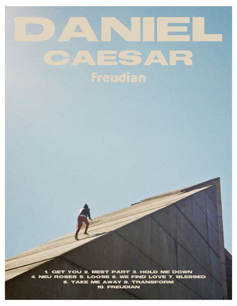 Daniel Caesar Album Poster | Music poster design, Movie poster wall ...