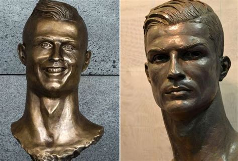 Real Madrid have unveiled a new bust of Cristiano Ronaldo – and this ...